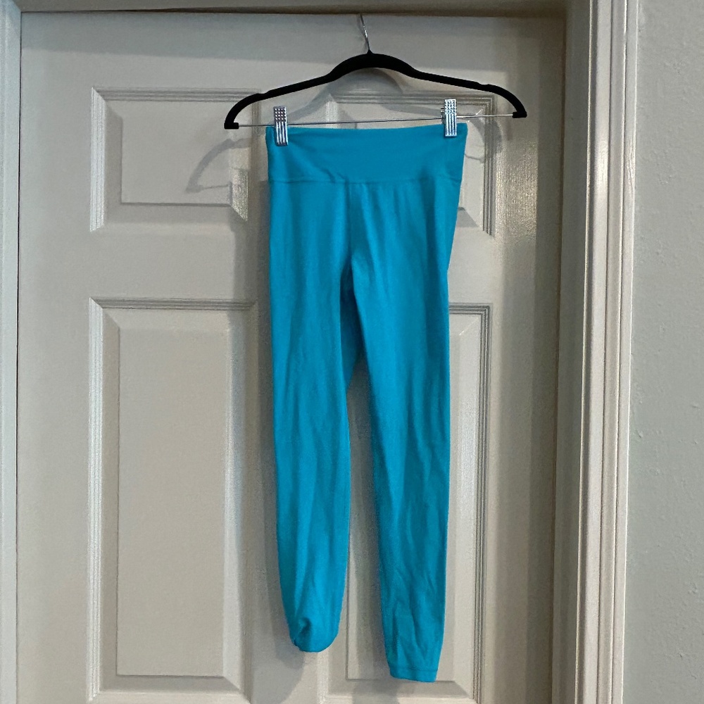 Turquoise Kids Athleta leggings